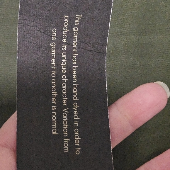 NWT Tina Jo button down raw hem top size medium - Picture 7 of 12